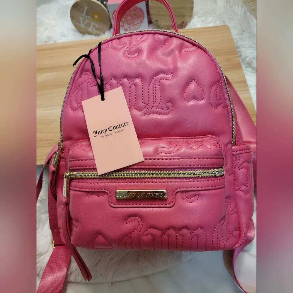 Juicy Couture Rosie Mini Backpack Color: Juicy Pink 🩷💖💎✨ (Bestseller) 🆕